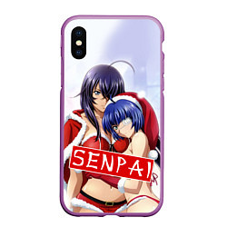 Чехол iPhone XS Max матовый Senpai Love