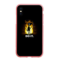 Чехол iPhone XS Max матовый Disenchantment: Do it, цвет: 3D-баблгам
