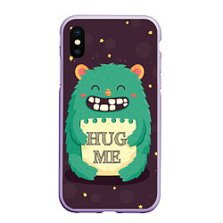 Чехол iPhone XS Max матовый Monster: Hug me