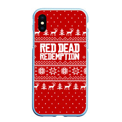 Чехол iPhone XS Max матовый Winter RDR