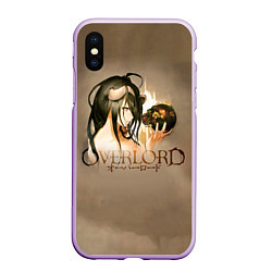 Чехол iPhone XS Max матовый Overlord Albedo, цвет: 3D-сиреневый