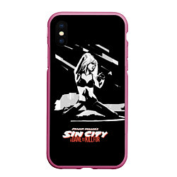 Чехол iPhone XS Max матовый Sin City: Nancy