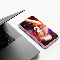 Чехол iPhone XS Max матовый Destiny 2, цвет: 3D-розовый — фото 2