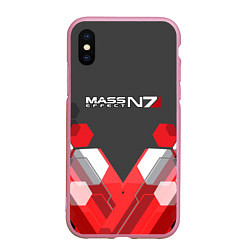 Чехол iPhone XS Max матовый Mass Effect: N7 Soldier