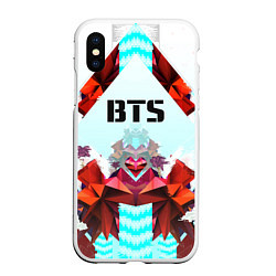 Чехол iPhone XS Max матовый BTS Love