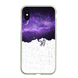 Чехол iPhone XS Max матовый Fortnite: Llama Space