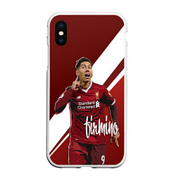 Чехол iPhone XS Max матовый Roberto Firmino