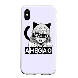 Чехол iPhone XS Max матовый Ahegao Waifu