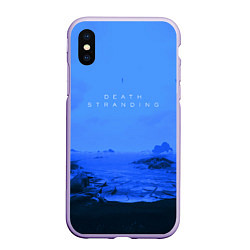 Чехол iPhone XS Max матовый Death Stranding: Blue Heaven