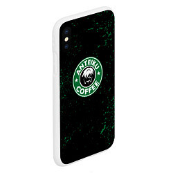 Чехол iPhone XS Max матовый Anteiku coffee sturbucks, цвет: 3D-белый — фото 2