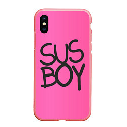 Чехол iPhone XS Max матовый Susboy, цвет: 3D-баблгам