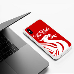 Чехол iPhone XS Max матовый The Reds, цвет: 3D-белый — фото 2