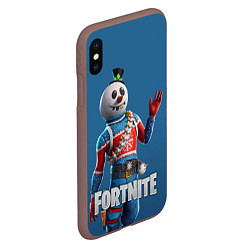 Чехол iPhone XS Max матовый FORTNITE, цвет: 3D-коричневый — фото 2