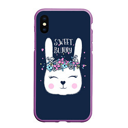 Чехол iPhone XS Max матовый Sweet Bunny