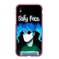 Чехол iPhone XS Max матовый Sally Face: Light Silhouette