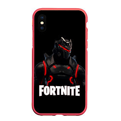 Чехол iPhone XS Max матовый Fortnite: Cyborg