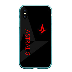 Чехол iPhone XS Max матовый Astralis: Dark Style, цвет: 3D-мятный