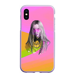 Чехол iPhone XS Max матовый Billie Eilish: Pink Fashion