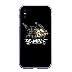 Чехол iPhone XS Max матовый Sample Fish