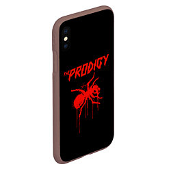 Чехол iPhone XS Max матовый The Prodigy: Blooded Ant, цвет: 3D-коричневый — фото 2