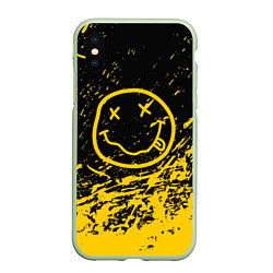 Чехол iPhone XS Max матовый NIRVANA