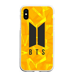 Чехол iPhone XS Max матовый BTS: Yellow Style