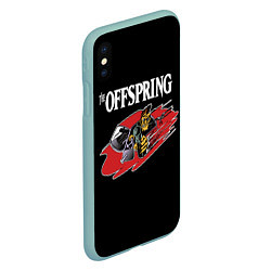 Чехол iPhone XS Max матовый The Offspring: Taxi, цвет: 3D-мятный — фото 2