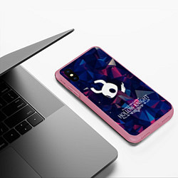 Чехол iPhone XS Max матовый Hollow Knight, цвет: 3D-малиновый — фото 2