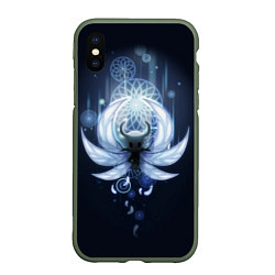 Чехол iPhone XS Max матовый Hollow Knight, цвет: 3D-темно-зеленый