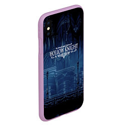 Чехол iPhone XS Max матовый Hollow Knight: Darkness, цвет: 3D-сиреневый — фото 2