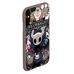 Чехол iPhone XS Max матовый Hollow Knight, цвет: 3D-коричневый — фото 2