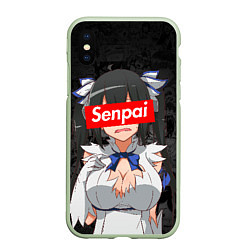 Чехол iPhone XS Max матовый Senpai Boobs