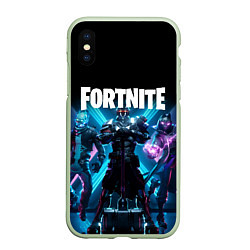 Чехол iPhone XS Max матовый FORTNITE 10 СЕЗОН