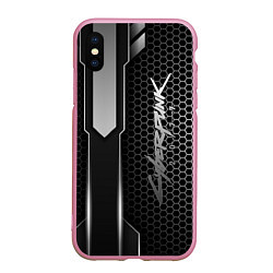 Чехол iPhone XS Max матовый Cyberpunk 2077