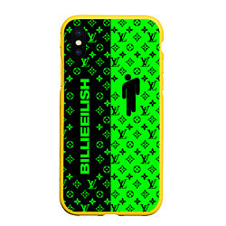 Чехол iPhone XS Max матовый BILLIE EILISH x LV Green, цвет: 3D-желтый