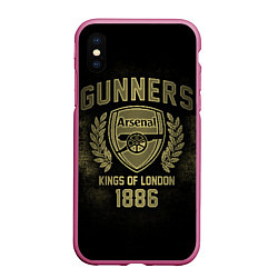 Чехол iPhone XS Max матовый Arsenal