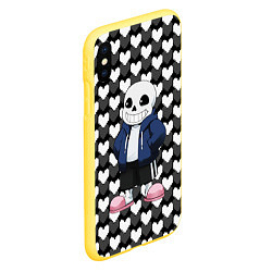 Чехол iPhone XS Max матовый UNDERTALE, цвет: 3D-желтый — фото 2