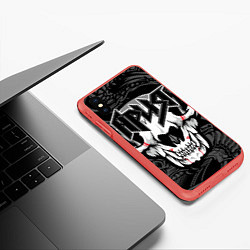 Чехол iPhone XS Max матовый Ария, цвет: 3D-красный — фото 2