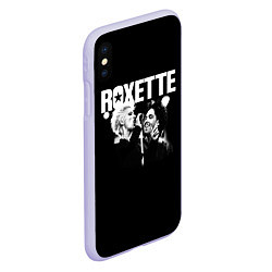 Чехол iPhone XS Max матовый Roxette, цвет: 3D-светло-сиреневый — фото 2