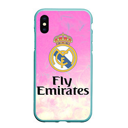 Чехол iPhone XS Max матовый Реал Мадрид