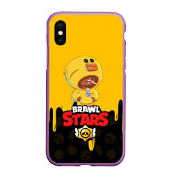 Чехол iPhone XS Max матовый BRAWL STARS SALLY LEON