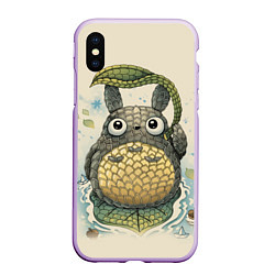 Чехол iPhone XS Max матовый My Neighbor Totoro