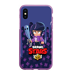 Чехол iPhone XS Max матовый BRAWL STARS BIBI