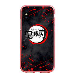 Чехол iPhone XS Max матовый KIMETSU NO YAIBA, цвет: 3D-баблгам