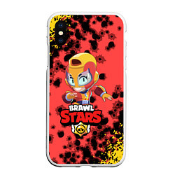 Чехол iPhone XS Max матовый BRAWL STARS MAX