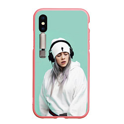 Чехол iPhone XS Max матовый BILLIE EILISH, цвет: 3D-баблгам