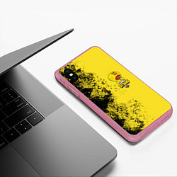 Чехол iPhone XS Max матовый Brawl Stars SALLY LEON, цвет: 3D-малиновый — фото 2
