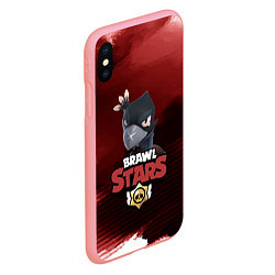 Чехол iPhone XS Max матовый BRAWL STARS CROW, цвет: 3D-баблгам — фото 2