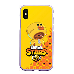 Чехол iPhone XS Max матовый BRAWL STARS SALLY LEON