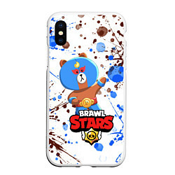 Чехол iPhone XS Max матовый BRAWL STARS EL BROWN